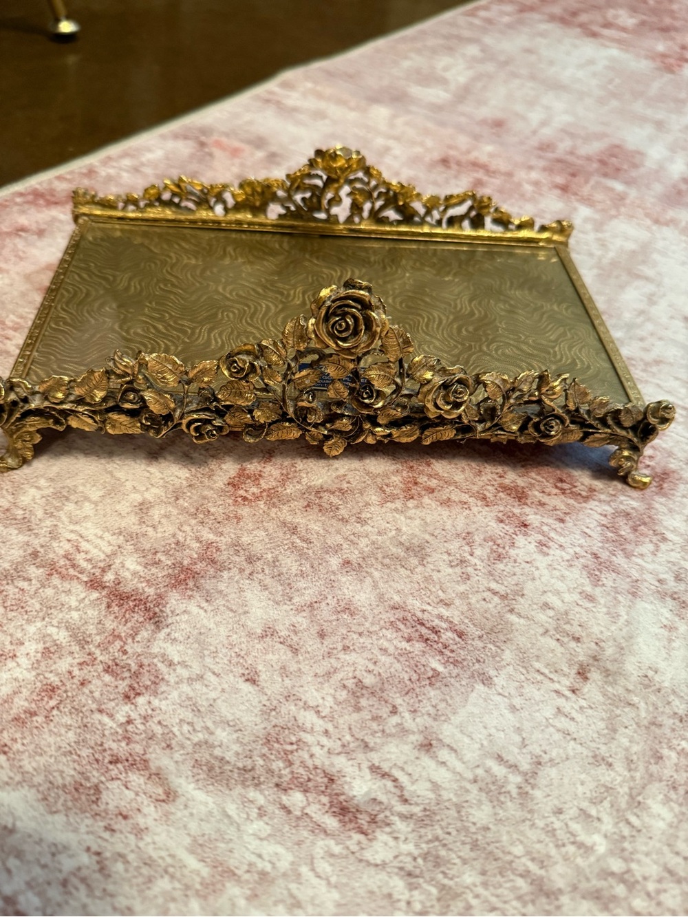 Matson voyage 24kt. vanity tray 🩷 - Picture 5 of 5